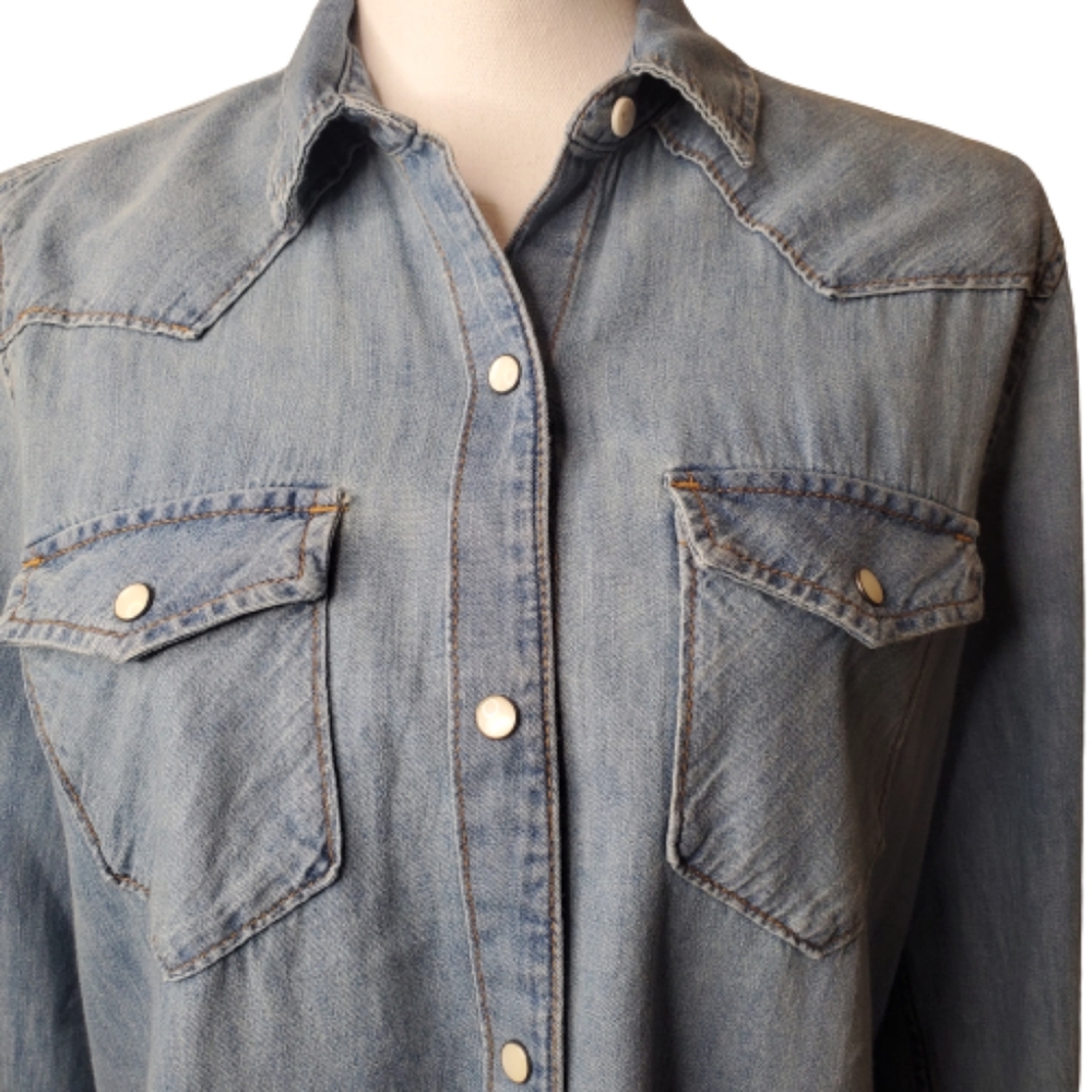 GAP 1969 Denim Western Shirt